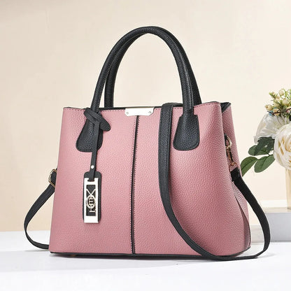 Designer Brand Leather Handbag