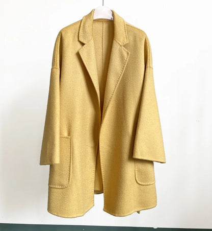 Women's Wool Water Ripple Coat