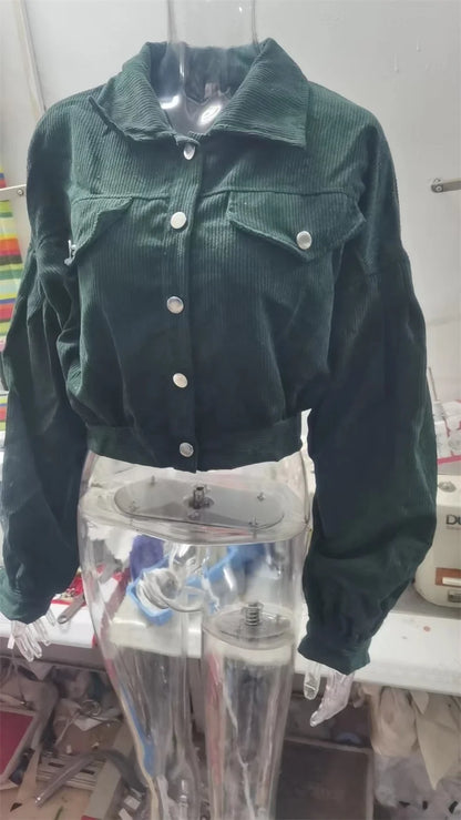Corduroy Short Jacket