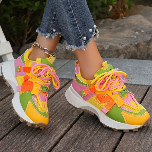 Mesh Breathable Platform Sneakers