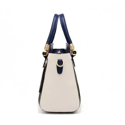 Stitching Striped Crossbody Bag