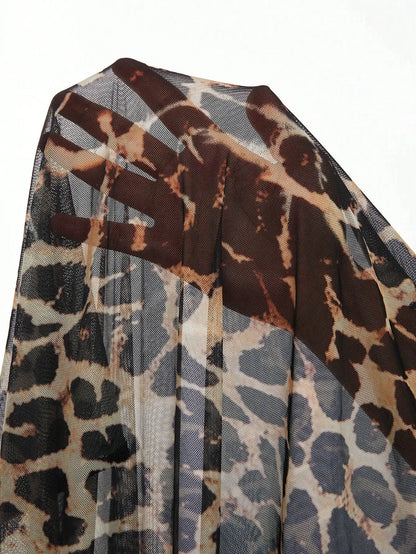 Hot Leopard Print Lace Lingerie