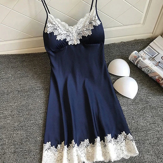 Summer Silk Night Gown