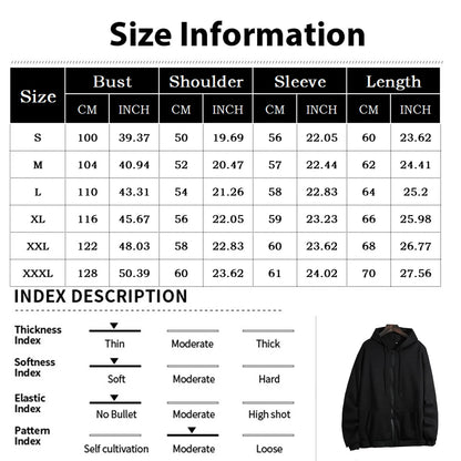 Hooded Drawstring Sweatshirt Coat