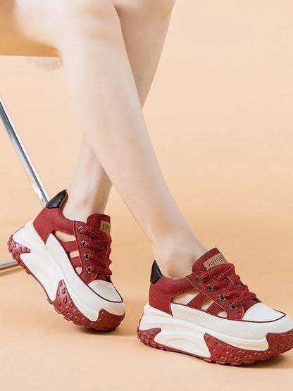 Lace Up Sport Breathable Casual Sneakers
