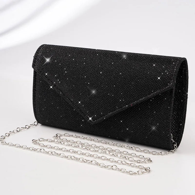 Glitter Envelope Handbag