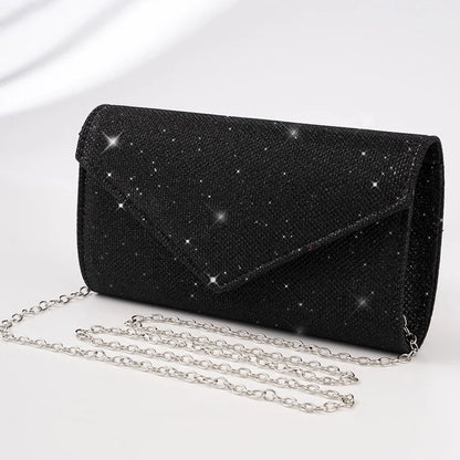 Glitter Envelope Handbag
